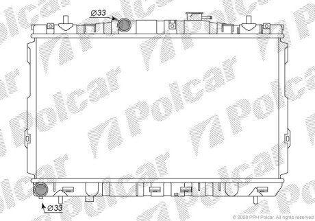 Радиаторы охлаждения POLCAR 4013081X