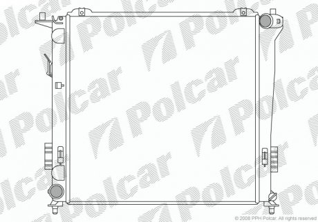 Радиатор охлаждения POLCAR 4015082X