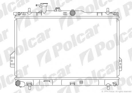 Радиатор охлаждения POLCAR 403508 (фото 1)