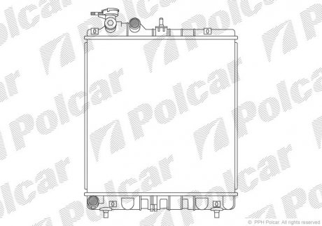 Радиатор охлаждения POLCAR 404108-1