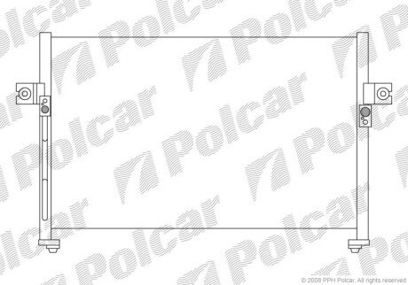 Радиаторы кондиционера POLCAR 4062K8C2