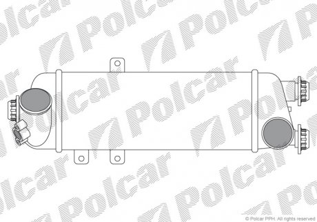 Радиатор воздуха (интеркуллер) POLCAR 4114J8-1 (фото 1)