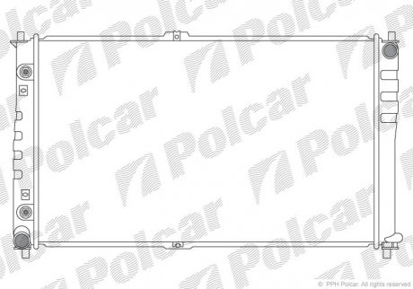 Радиатор охлаждения POLCAR 4140084X