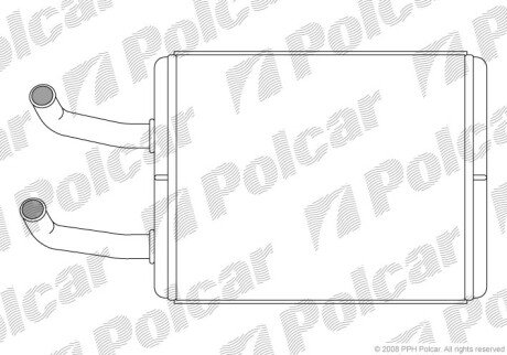 Радіатори обігріву POLCAR 4150N8-1