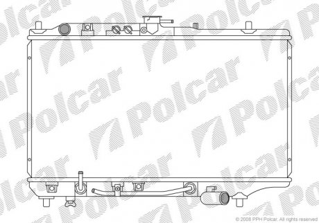 Радіатор охолодження POLCAR 450408-5