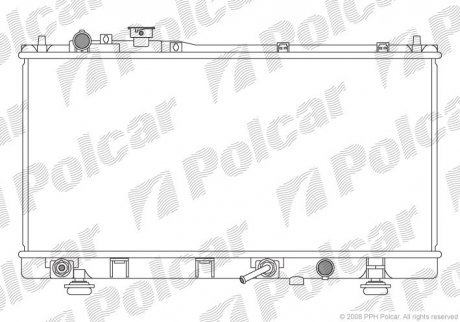 Радіатор охолодження POLCAR 450908-4 (фото 1)