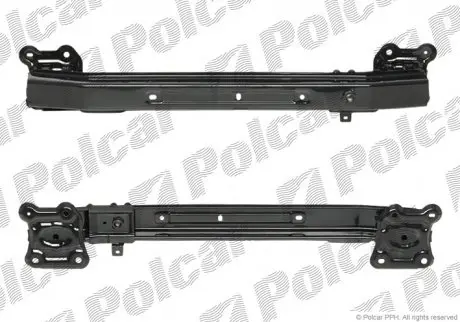 Усилитель бампера, 3, 07.09- POLCAR 454296-4