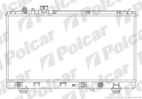Радиатор охлаждения POLCAR 455508-1