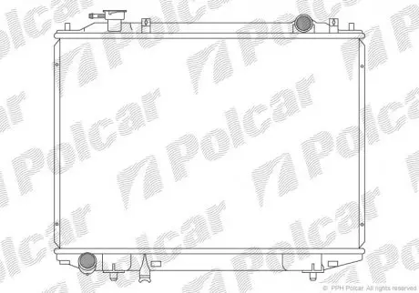 Радиатор охлаждения POLCAR 459908-1