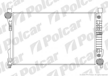 Радиатор охлаждения POLCAR 500308-5 (фото 1)