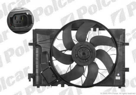 Вентилятор с корпусом/кронштейном POLCAR 500323W1 (фото 1)