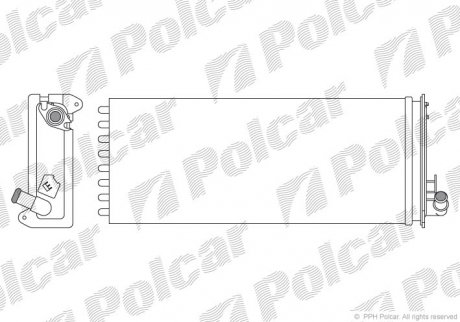 Радиатор обогрева POLCAR 5010N8-3