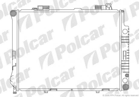 Радиатор охлаждения POLCAR 501508-5