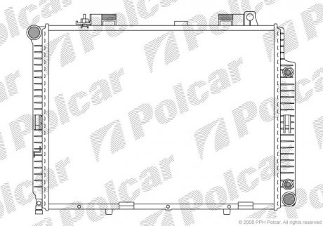 Радиатор охлаждения POLCAR 501508-6