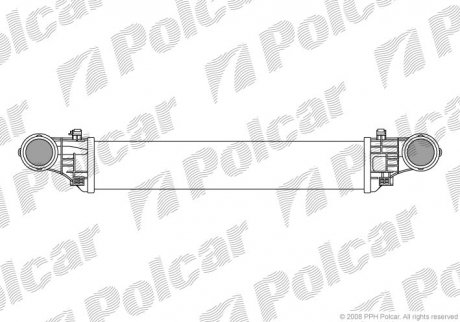 Радиатор воздуха (интеркуллер) POLCAR 5016J8-1 (фото 1)