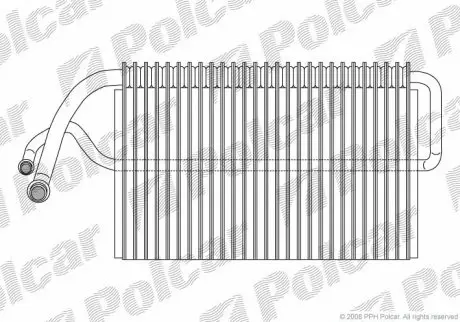 Испаритель кондиционера POLCAR 5016P8-1