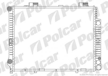 Радиатор охлаждения POLCAR 502108-2