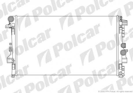 Радиатор охлаждения POLCAR 5040081X (фото 1)