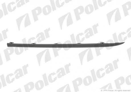 Спойлер переднього бампера лівий POLCAR 504425-1 (фото 1)