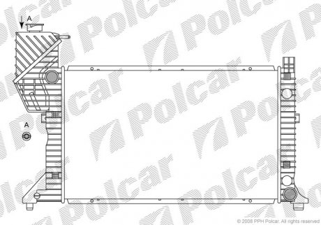 Радиатор охлаждения POLCAR 506208-3