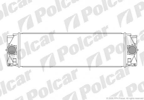Радиатор воздуха (интеркуллер) POLCAR 5065J81X (фото 1)