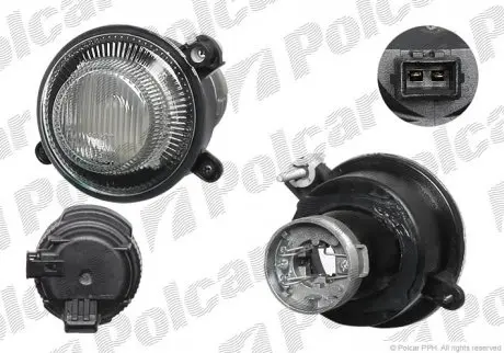 Фара передняя POLCAR 509529-E