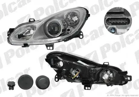 Фара основная POLCAR 509809-E