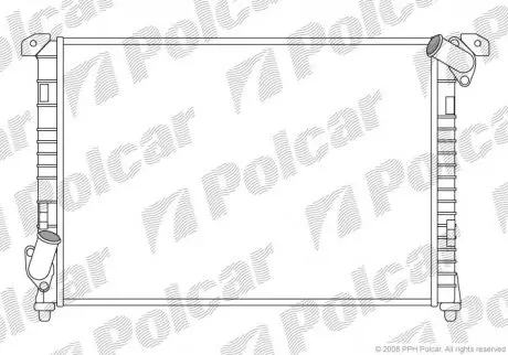 Радіатор охолодження POLCAR 510108-2