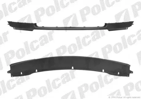 Спойлер бампера переднього POLCAR 510125