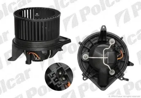 Вентилятор кабіни POLCAR 5101NU2X
