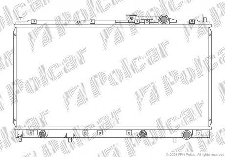 Радиатор охлаждения POLCAR 522108-5 (фото 1)