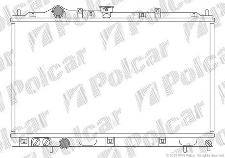 Радиатор охлаждения POLCAR 523108-1