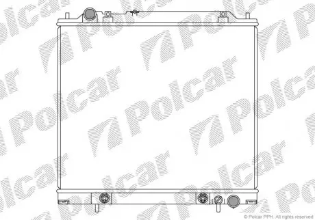 Радіатор охолодження POLCAR 525008-3