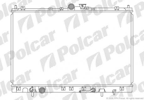 Радіатор охолодження POLCAR 525208-1