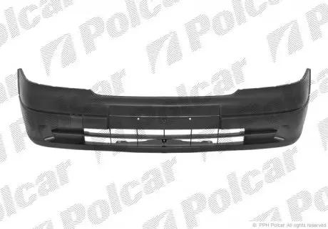 Бампер передній, opel astra g, 98- POLCAR 550807-5