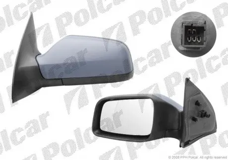 Дзеркало зовнішнє ліве POLCAR 5508514M