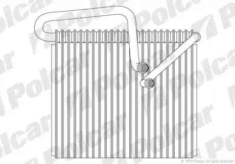 Випарник кондиціонера POLCAR 5508P8-1