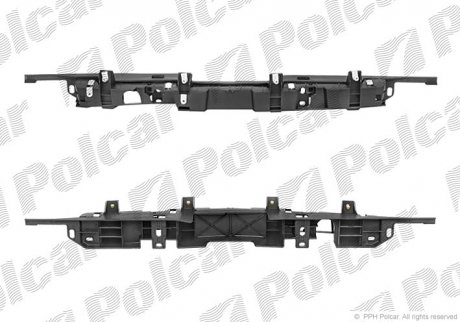 Усилитель бампера средн POLCAR 551107-3