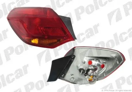 Фонарь задний POLCAR 5511880E