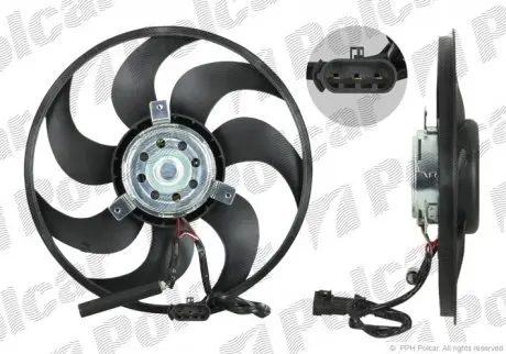 Вентилятор без кожуха POLCAR 551623U2