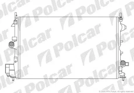 Радиатор охлаждения POLCAR 5518085X