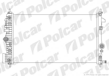 Радиатор охлаждения POLCAR 5520084X (фото 1)