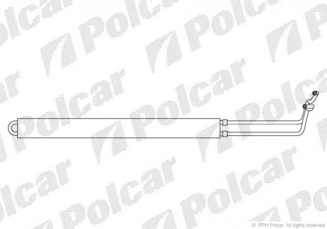 Радіатор олії POLCAR 5520L81X (фото 1)