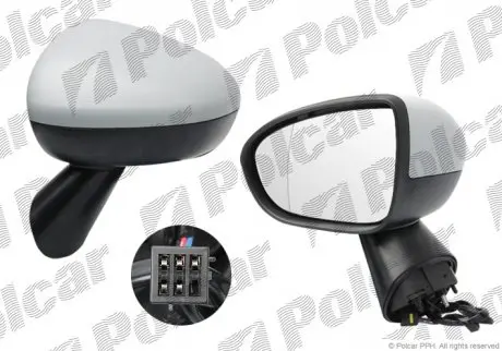 Зеркало наружное левое POLCAR 5546514M