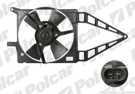 Вентилятор з корпусом/кронштейном POLCAR 555523W1