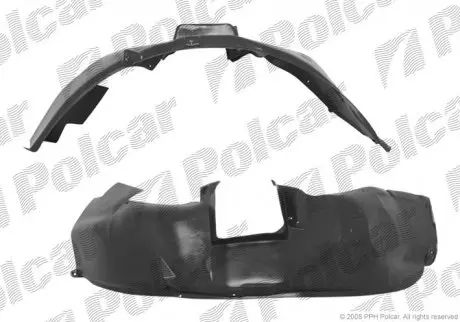 Підкрилок лівий POLCAR 5555FL-1
