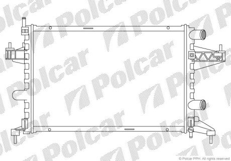 Радіатори охолодження POLCAR 555608B1