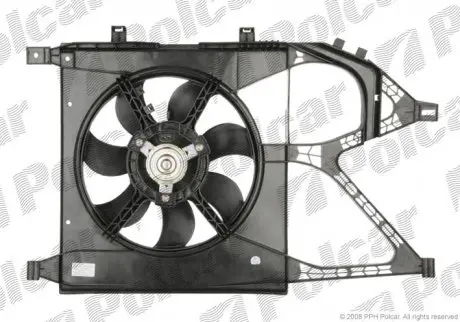 Вентилятор з корпусом/кронштейном POLCAR 555623W1