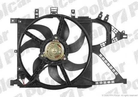 Вентилятор с корпусом/кронштейном POLCAR 555623W3