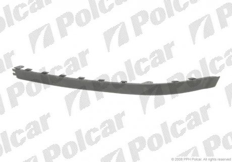 Спойлер переднього бампера правий POLCAR 555725-2 (фото 1)
